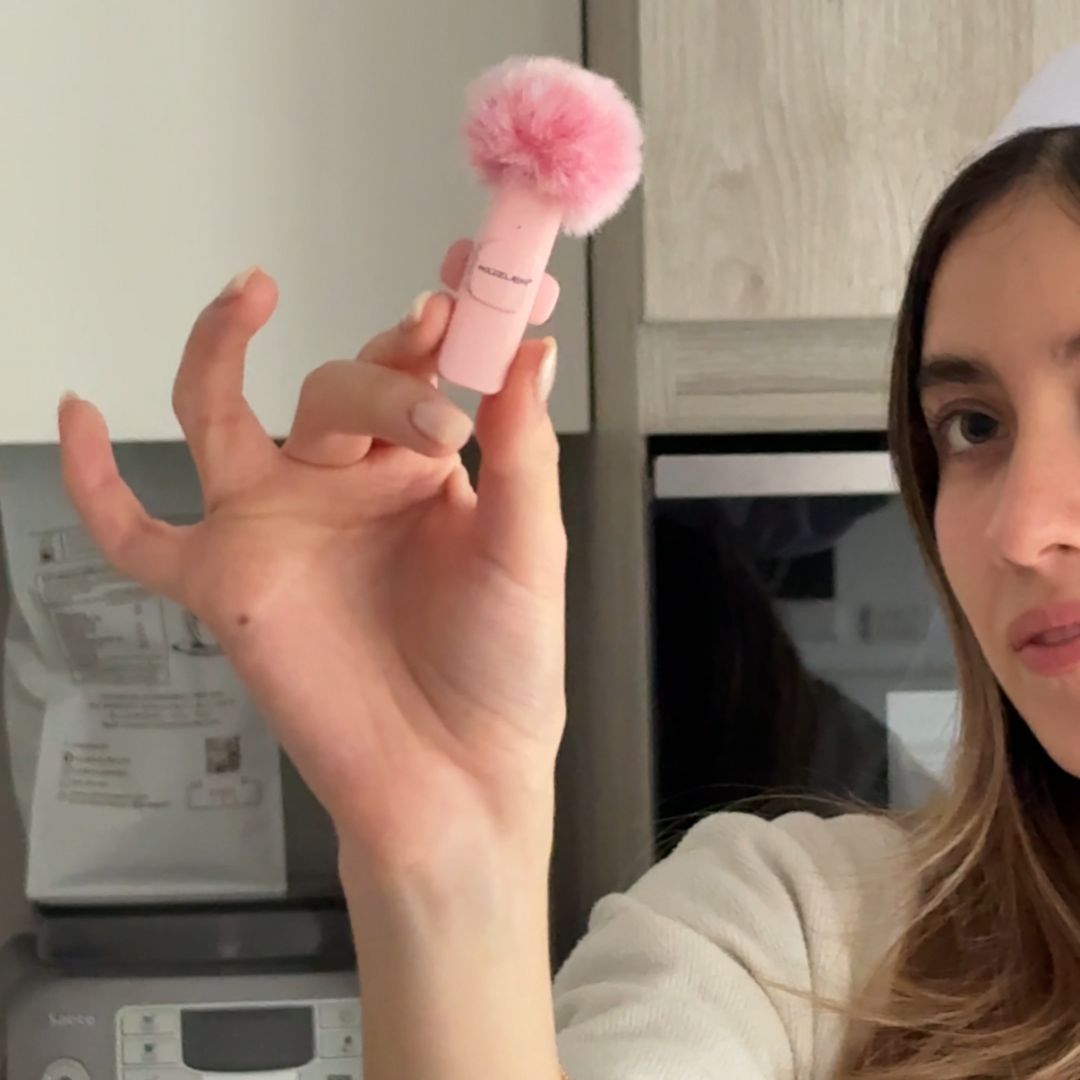 Micrófono Rosado Inalámbrico Tipo C para celular con Adaptador para iPhone