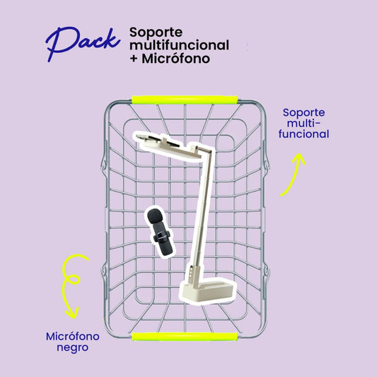 Soporte Multifuncional + Micrófono