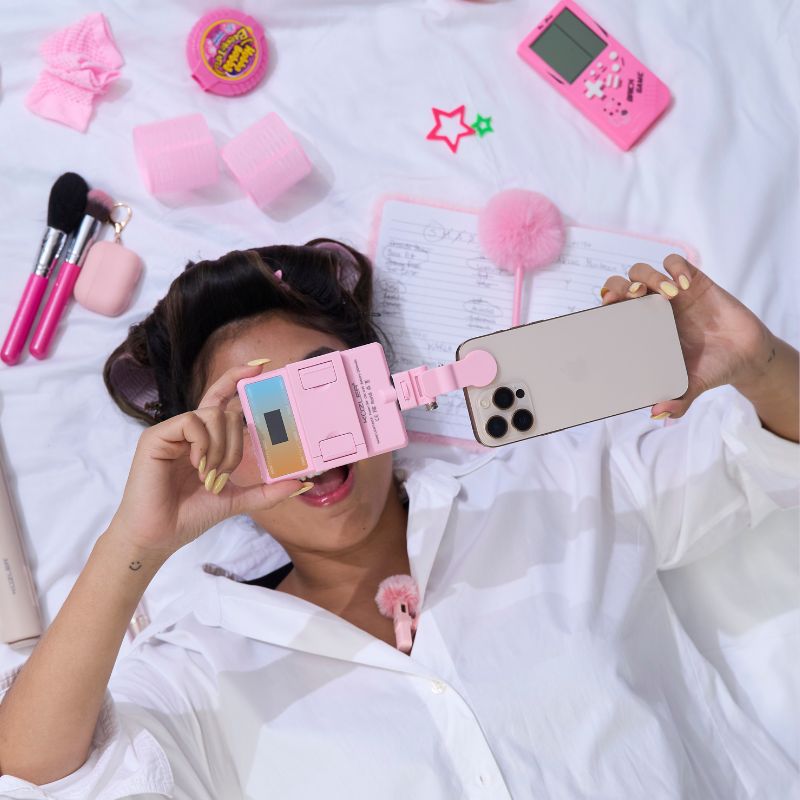 Luz Led Selfie Para Celular Alta Potencia Kuzler Licht-101 Rosada
