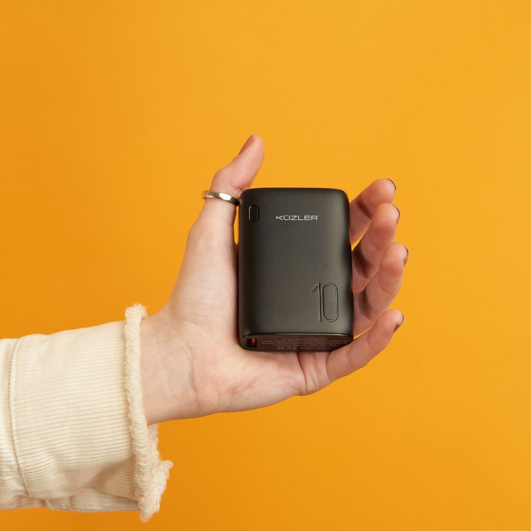 Pack Creadores de Contenido: Trípode + Mini Cargador Portátil Negro