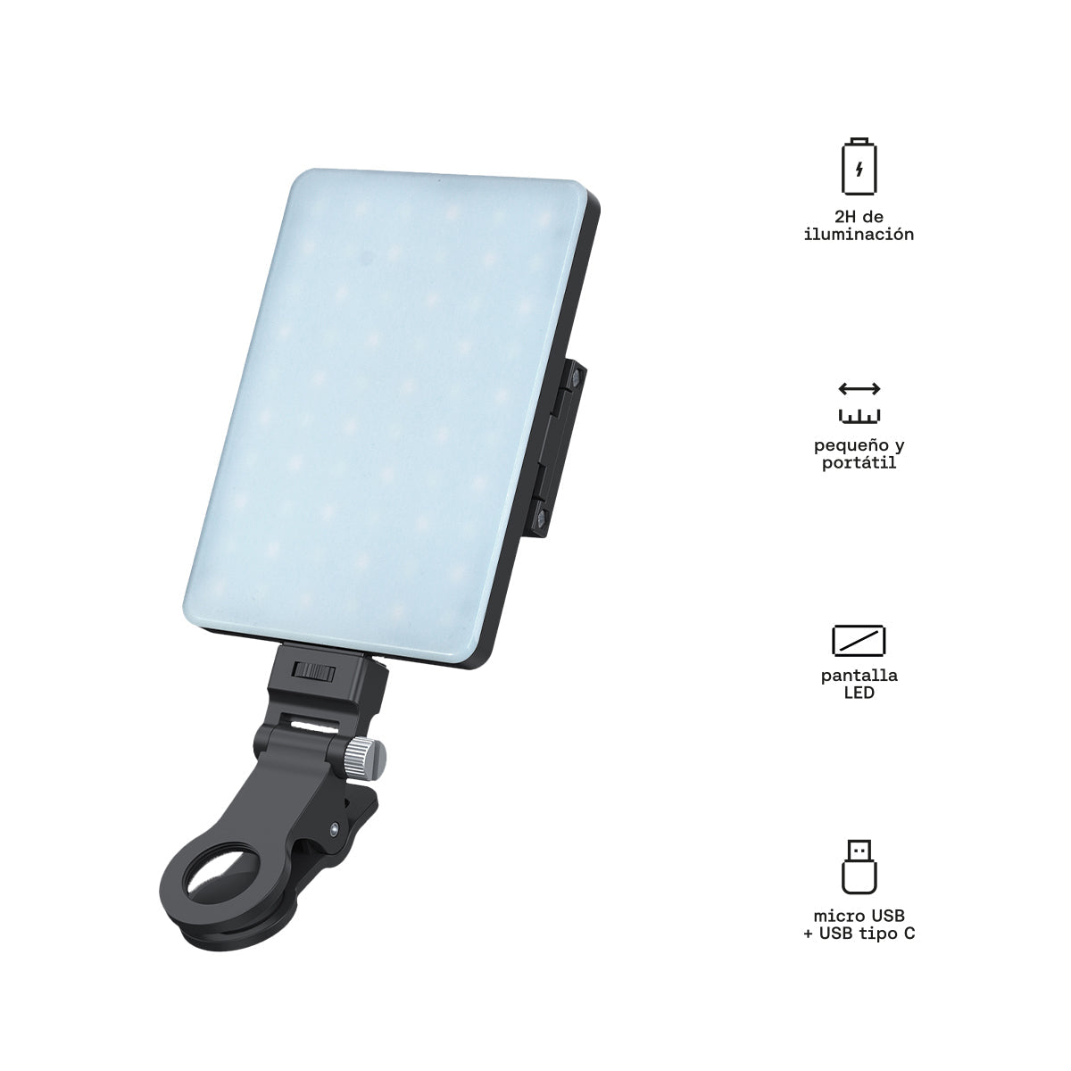 Pack Luz Led + Mini powerbank 10000 mah