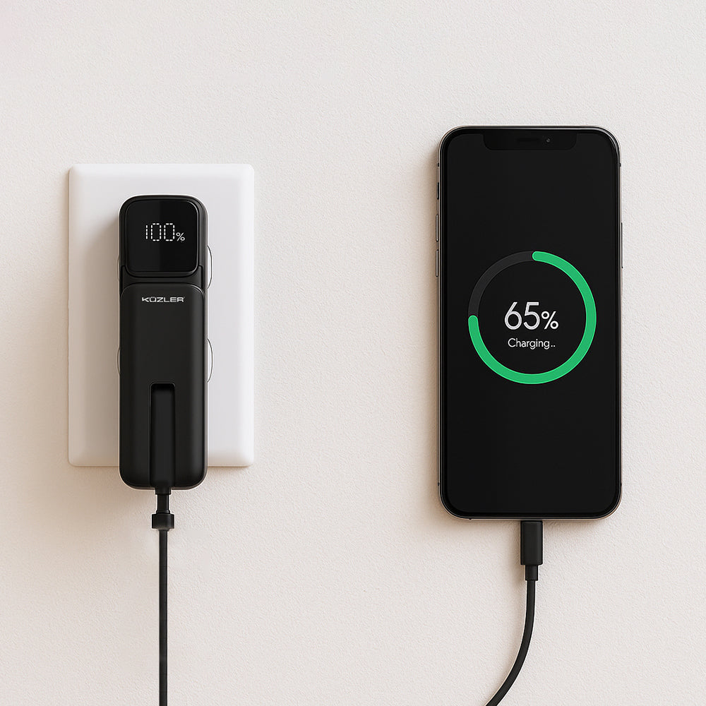 POWERBANK CON ENCHUFE 5000MAH 22.5W LITRYQ-101
