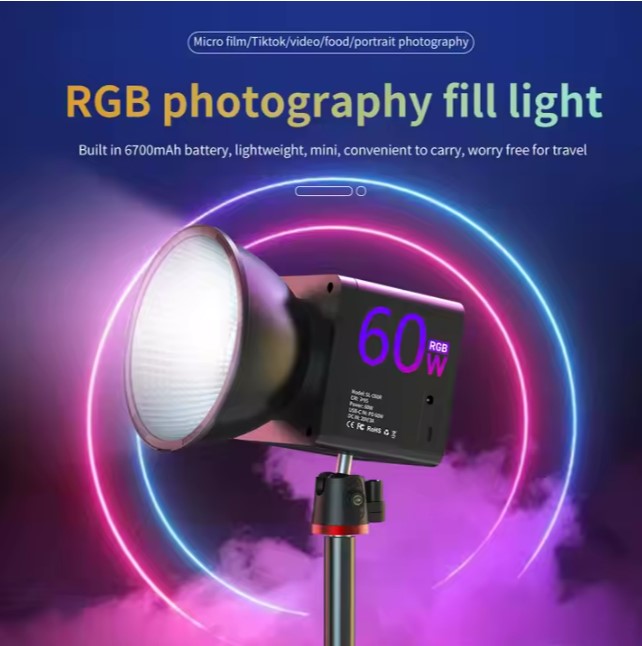 Luz LED RGB COB 60 Watts
