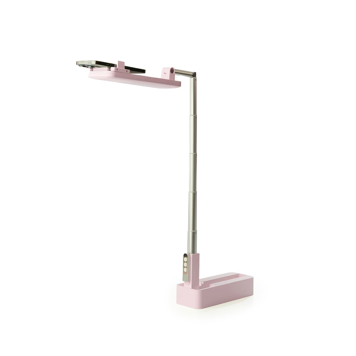 Soporte Multifunciona Rosado + Micrófono Negro