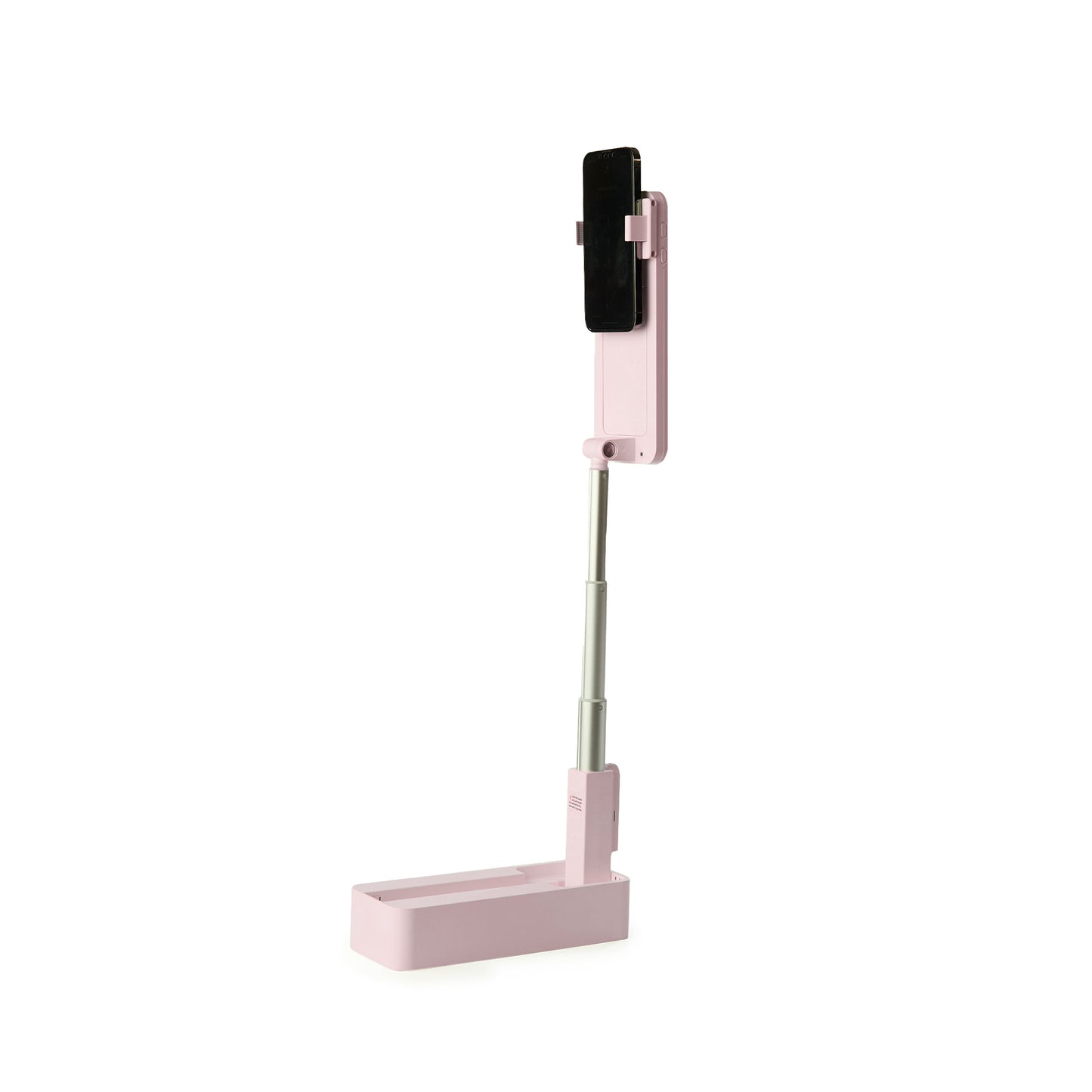 Soporte Multifunciona Rosado + Micrófono Negro