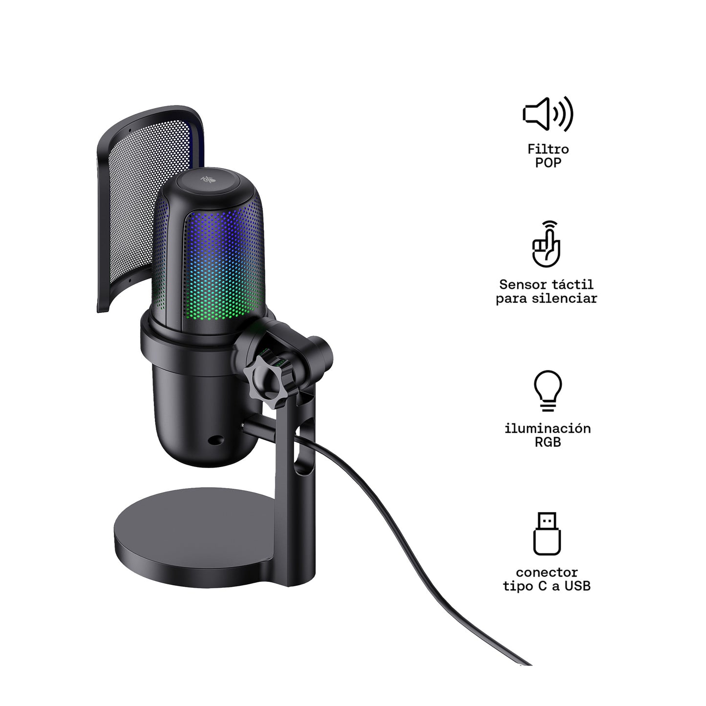 Micrófono PRO para Podcasts y Youtubers
