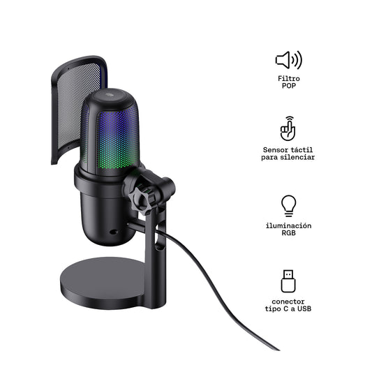 Micrófono PRO para Podcasts y Youtubers