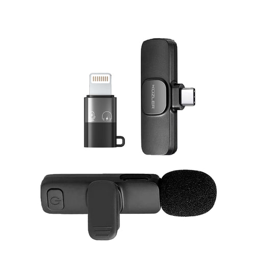 Micrófono Inalámbrico Tipo C para celular con Adaptador para Iphone
