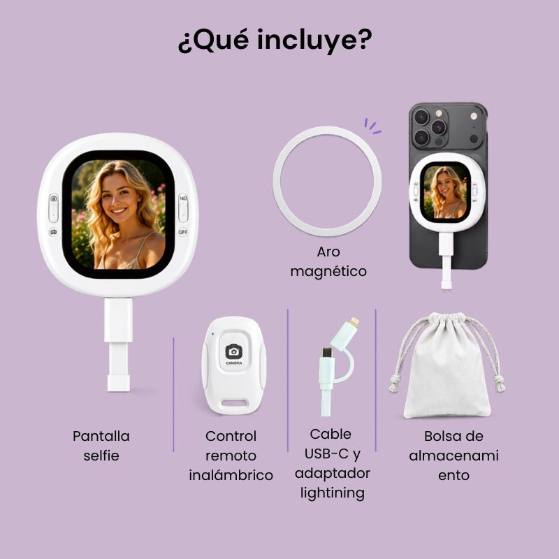Pantalla Magnética para usar la Cámara Trasera