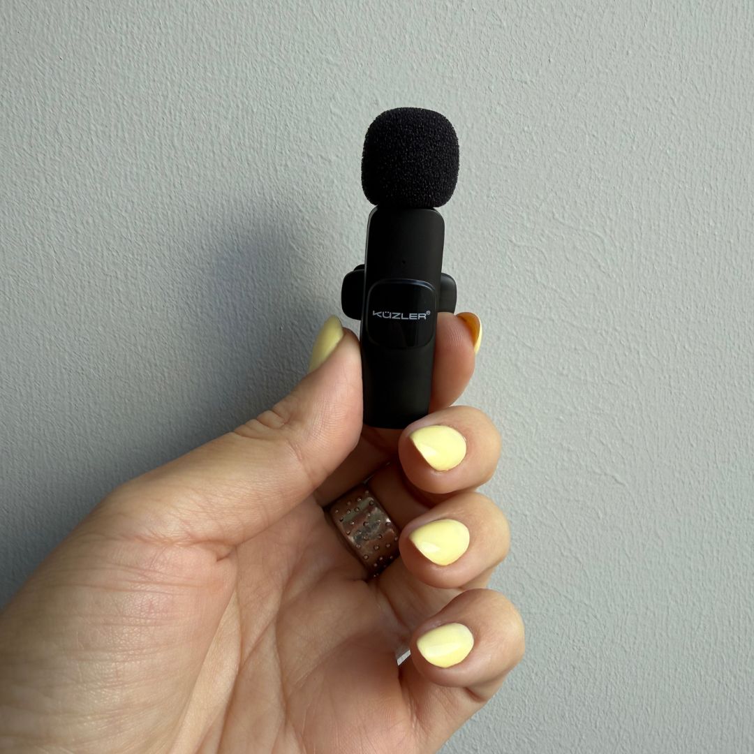 Trípode Aesthetic + Micrófono Negro