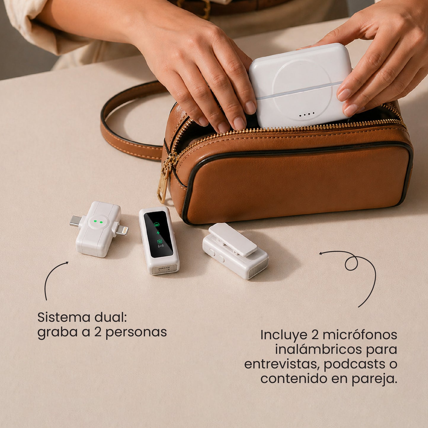 Micrófono Dual Profesional Dual Reducción de ruido MICPRO-101