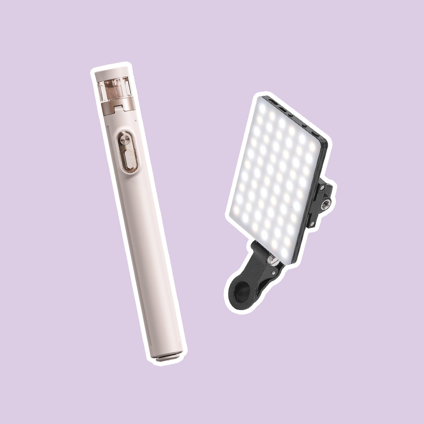 Trípode Aesthetic + Luz Led Kuzler