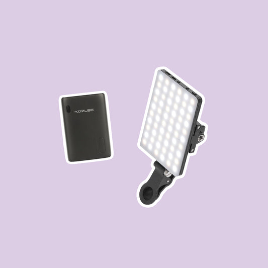 Pack Luz Led + Mini powerbank 10000 mah Negro